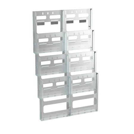 Azar Displays Eight-Pocket Letter Wall Mount 252322